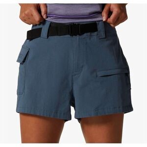 Mountain Hardware belted waist gray blue short size 8